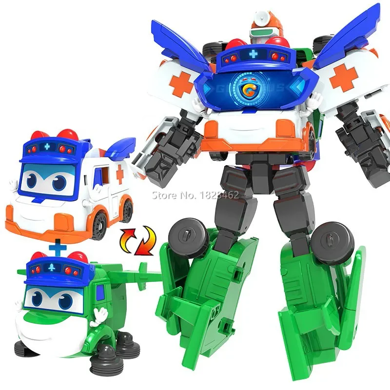 2 IN 1 GGBOND Gogo Bus Transformation Robot to Car Action