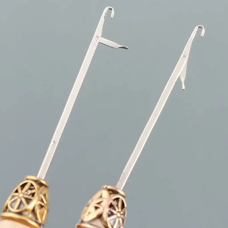 Рисунок 3 - Микро кольца, регулируемая игла с деревянной ручкой