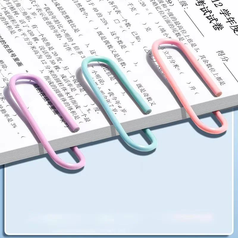 160 pcs Color Paper Clips Office Supplies File Bookmark Clip Organizer paper clips