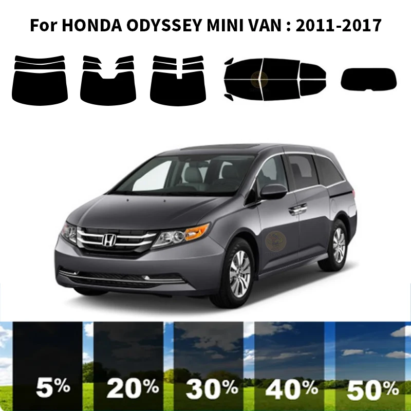 

Precut nanoceramics car UV Window Tint Kit Automotive Window Film For HONDA ODYSSEY MINI VAN 2011-2017
