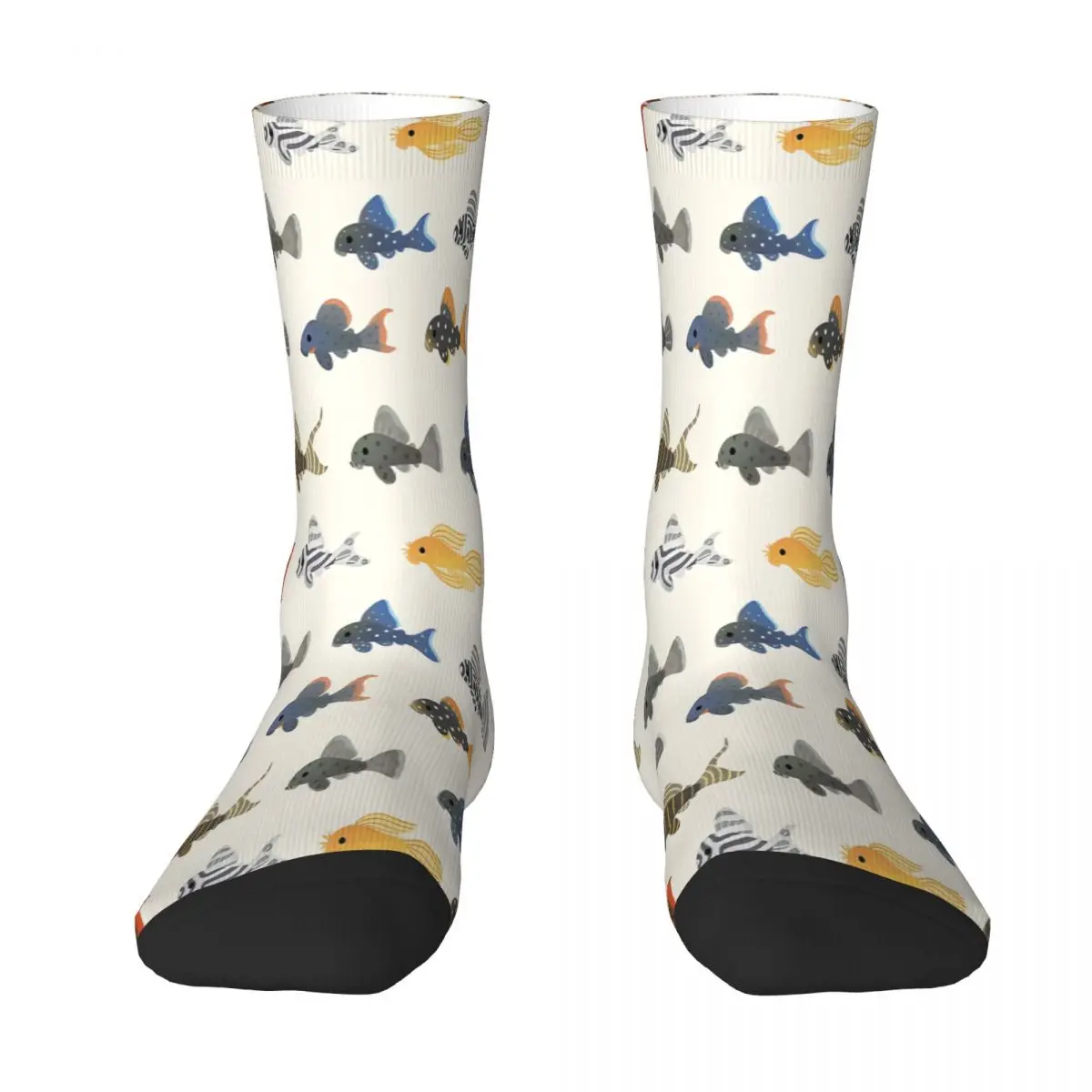 

Pleco Sock Socks Men Women Polyester Stockings Customizable Hip Hop