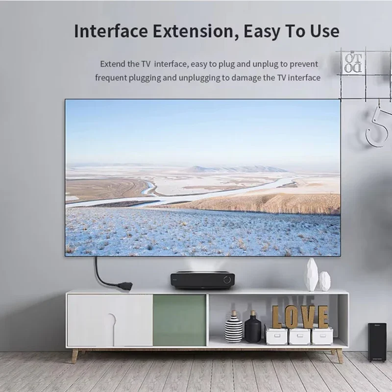 iCables Cavo di prolunga HDMI - HDMI 2.0 supporta 4K a 60Hz, 3D, HDR, ARC, 18Gbps, Ethernet