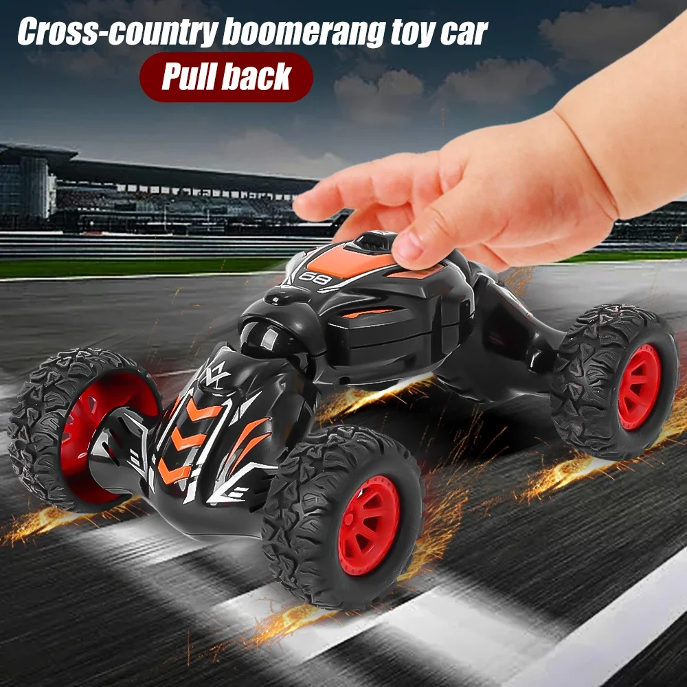 Anti-fall Climbing Twist Car Model Simulates Off-road Children's Car Toy Inertial Four-wheel Drive Pull-back Off-road Racing Toy