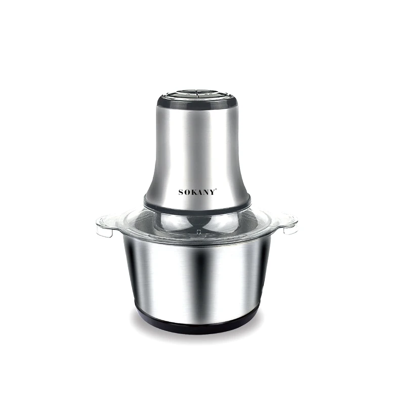 

SOKANY Household Multifunction Stainless Steel Mincer Grinder Automatic Meat Grinder EU Plug