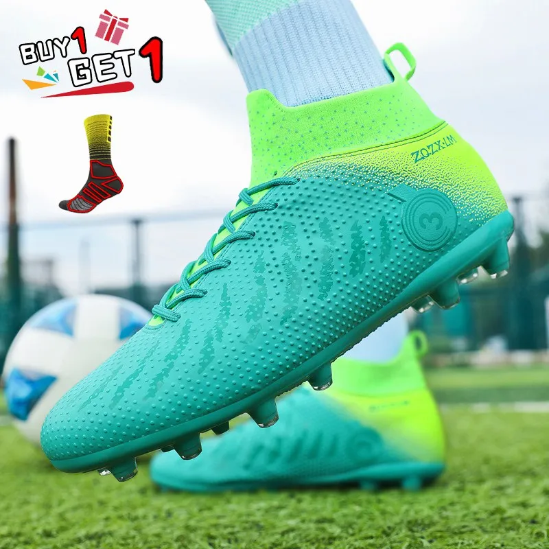 

Professional Football Boots TF/FG Training Grass Outdoor Soccer Shoes Men Women Adult Teenager Non-Slip Soccer Cleats Sneakers