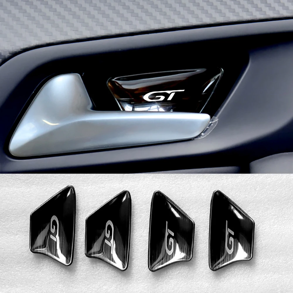 Car Styling Interni Maniglia Della Porta Trim Guarnire Per 2021 2022 Peugeot 508 408 308 208 Gt Accessori