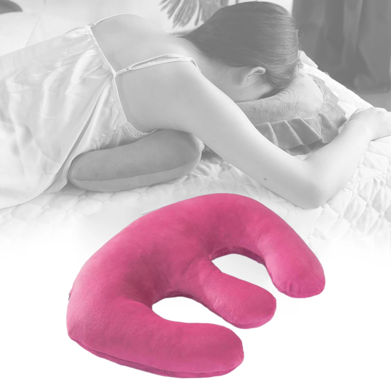 Breast Pillow Chest Pad Massage Table Rest Pillow Body Relaxing SPA Massage Chest Cushion for Sleeping Travel SPA Beauty Salon 4