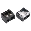 1 Pc Double Holes Lipstick Pencil Sharpener For Eyebrow Lip Liner Eyeliner Pencil 4
