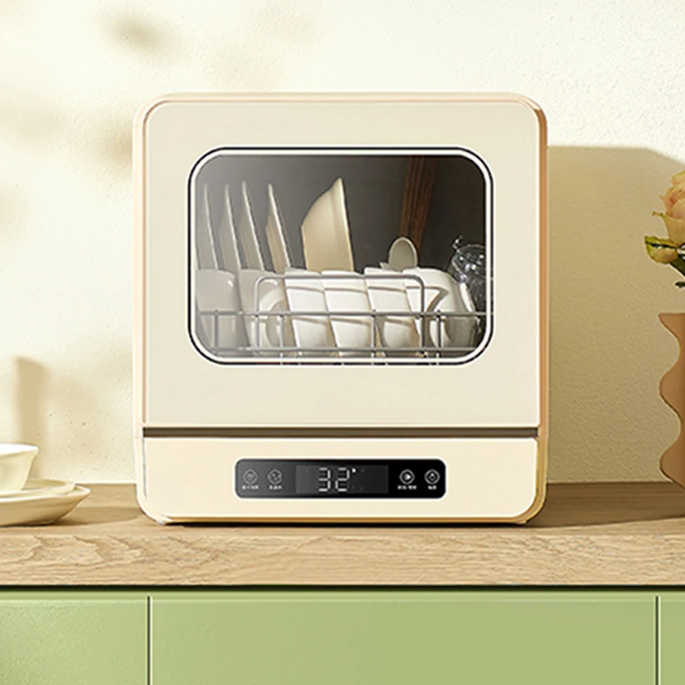 Household Fully Automatic Disinfection and Drying Dishwasher Free Installation Desktop Dishwasher 420*410*434mm 4