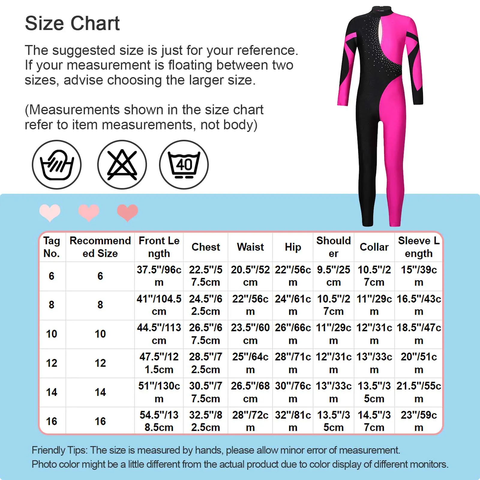 Kids Long Sleeve Rhinestone Full Body Unitard Bodysuit Dancewear Girls Gymnastics Leotards Skating Jumpsuits Performance Suit ballet leotard dance leotard disco jumpsuit