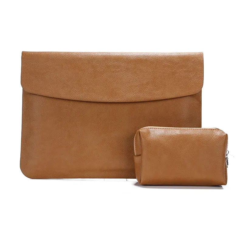 Sacoche Ordinateur Cuir Rexowl – Pour MacBook/iPad, Marron, étanche – 37x27x2.5cm
