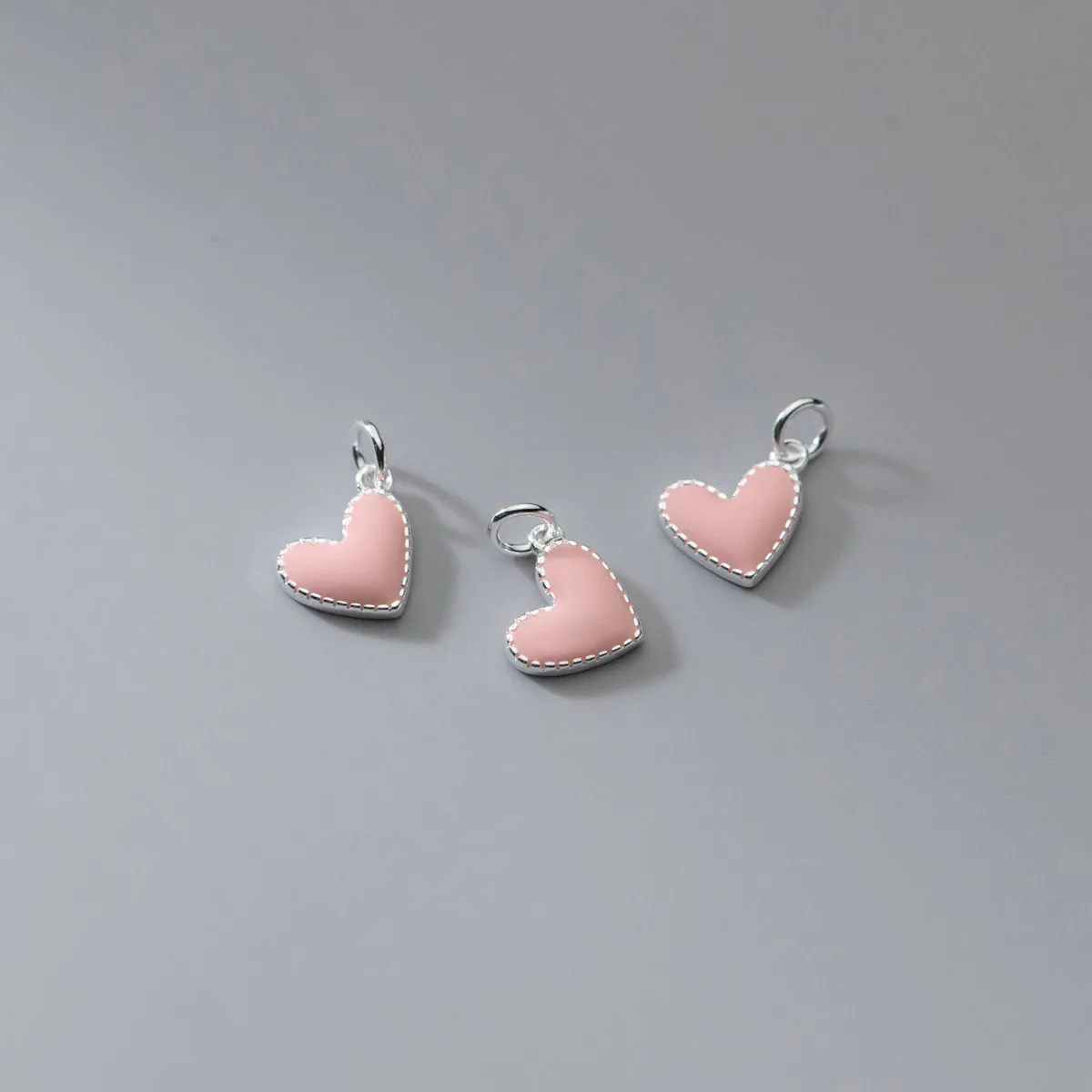 Pendant Necklace Silver Necklace Silver Pendant Silver Necklace Charms 925 Silver Charms Heart Pendant Charms DIY Pendant Necklace Accessries