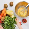 Silicone Bottom Thickened with Lid Cooking Basin Non Slip Salad Mixing Basin Stainless Steel Egg Beating Bowls Kitchen Tools 5