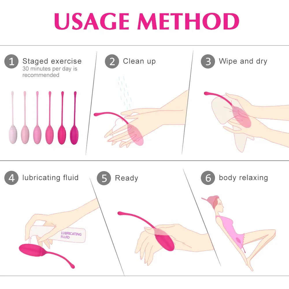 Kegel Balls Vagina Ball Kegel Sports exercise device pelvic muscle trainer ben wa balls for women