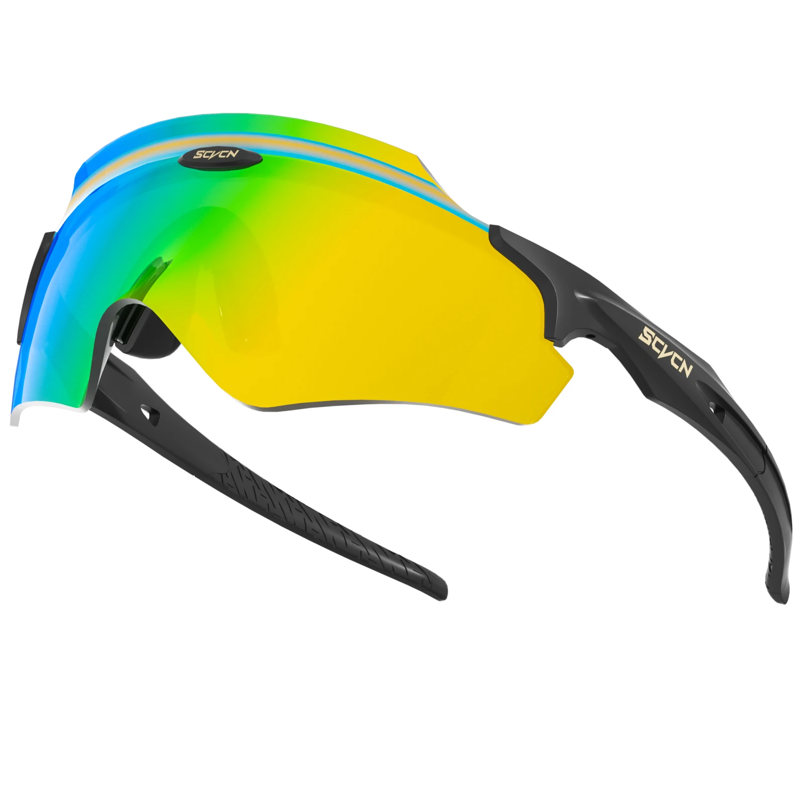 SCVCN Photochromic Hiking Eyewear Cycling Sunglasses for Men Photochromic MTB Bike Glasses Cycl Mountain Bicycle Goggle Sports