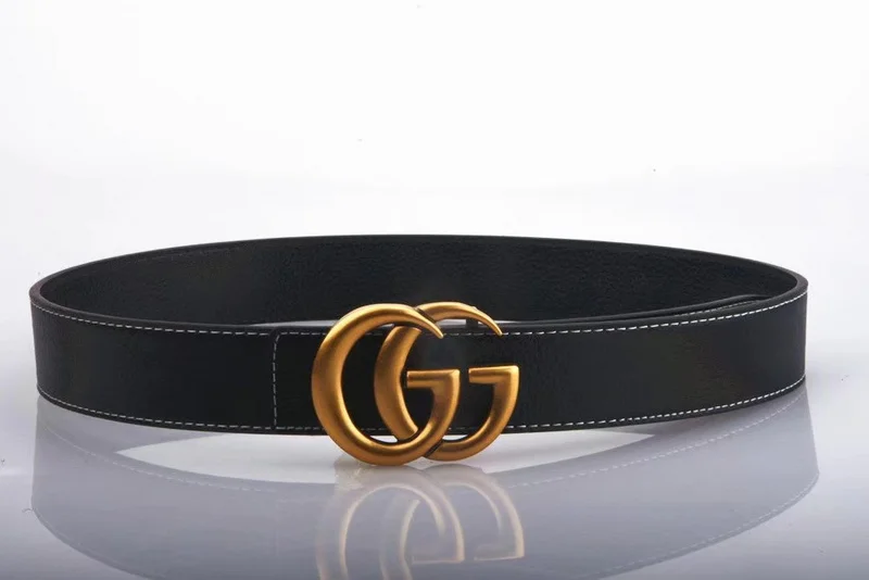 

New Women Fashion Leather Belt Buckle Belts Women and men Waist Belt Thin Black Buckle Leather Belt A15