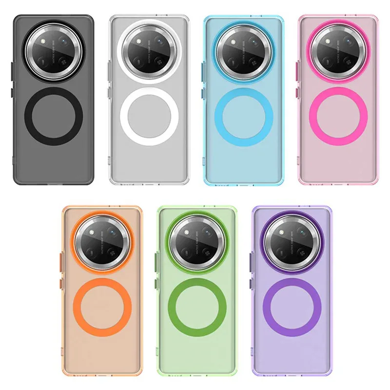 Magnetic Matte Bumper Shield Protective Phone Case