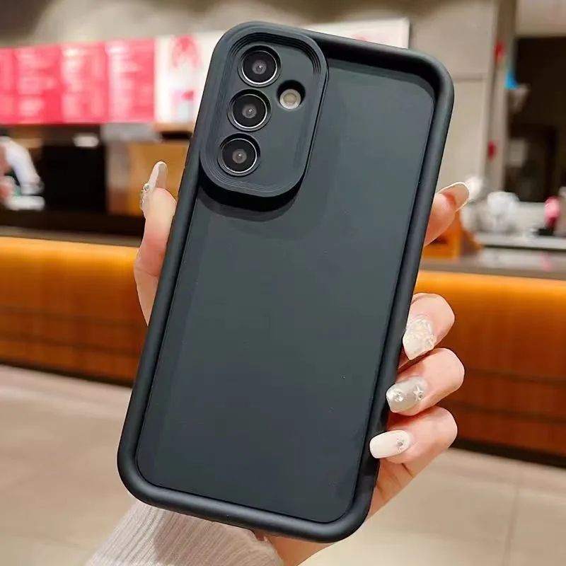 Enhanced Matte Thick Protective Case - Step Cut Design, Universal Smartphone Cover