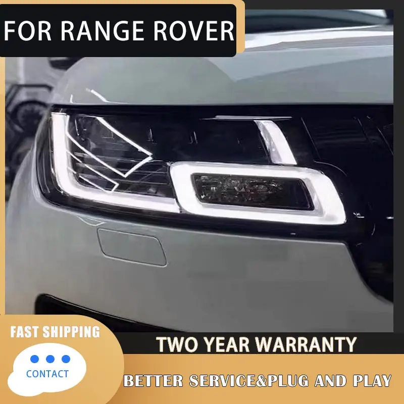 Car LED Headlights for Land Rover Range Rover 20142017 Headlights Plug