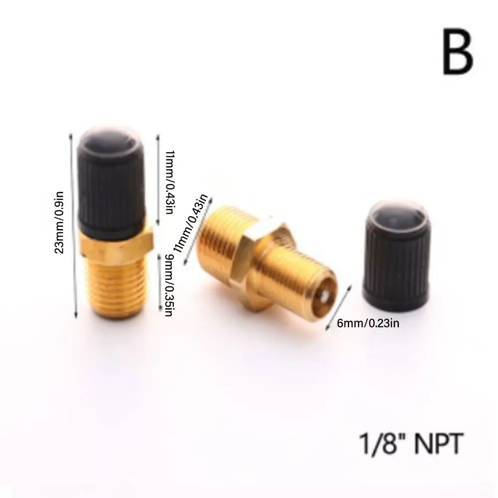 Brass Air Compressor Tank Fill Valve for Tire Inflation