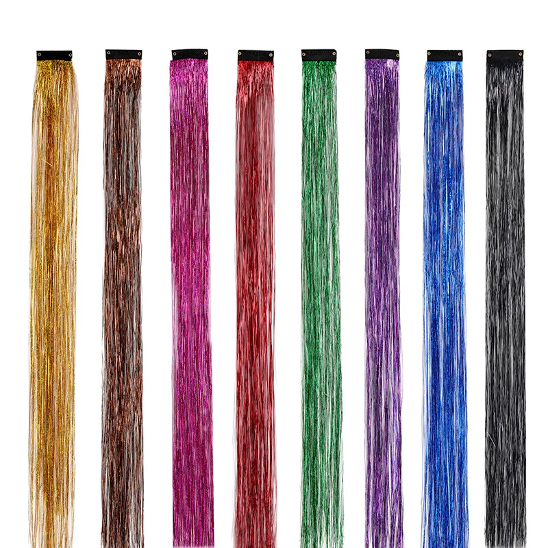 Hair Extensions Glitter Tinsel Kit For Women