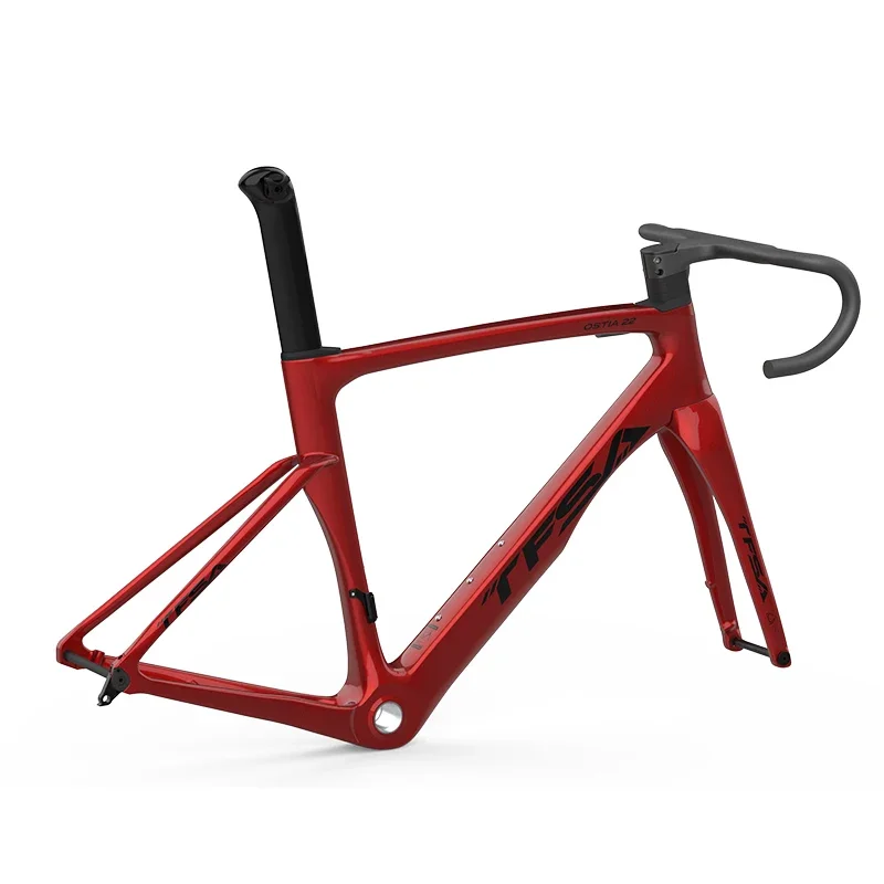 カーボンファイバーロードバイクフレーム,カメレオンペイント,エアロ