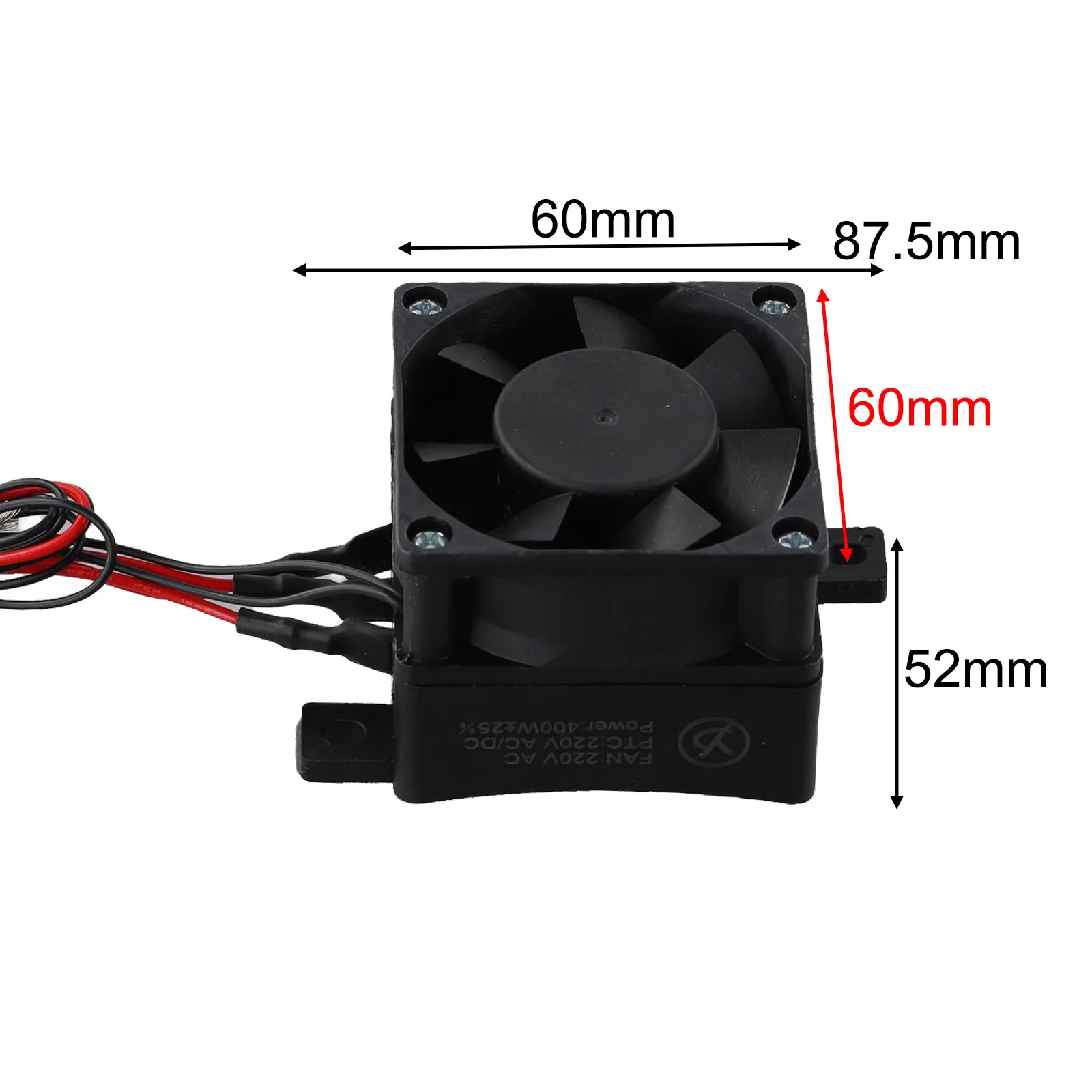 220V Electric Heater 12V/24V 300W/400W Insulation PTC Cars Fan Heater Constant Temperature Electric Small Space Heating