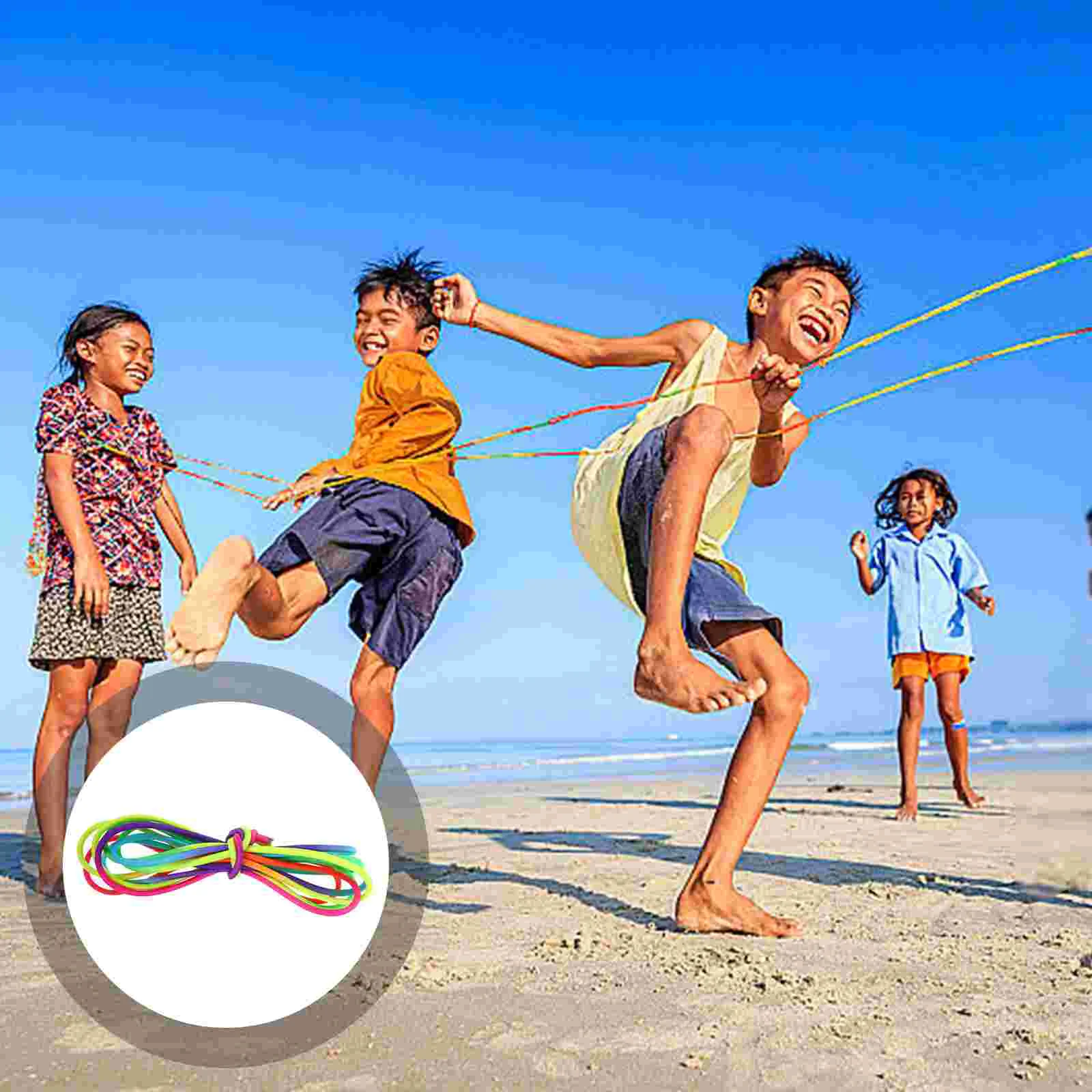 

Girls Jump Rope Child Skipping Outdoor Toys Funny Kid Jumping Kids Elastic Ropes