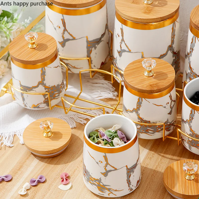 Ceramic Kitchen Canisters Sets  Set Jars Storage Tea Ceramic - Ceramic  Storage Jar 7 - Aliexpress