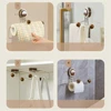 Bathroom Use 30.4x11.9x5.4cm Paper Roll Holder Bathroom Storage ABS Material Innovative Design No Tools Required 4