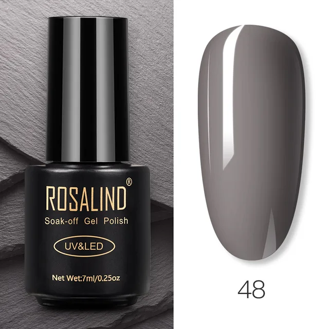 ROSALIND Nail Gel Polish Glitter Series Gel Varnishes All For Manicure Soak Off UV Lamp Nails Art Semi Permanent Gel Polish RA48