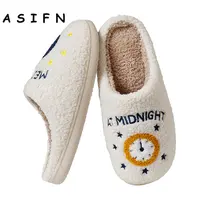 Cute Warm Meet Me At Midnight Slippers Cushion Slides Soft Non Slip Warm Comfort Flat Fur Women Cartoon Home Slipper Funny Shoes 2