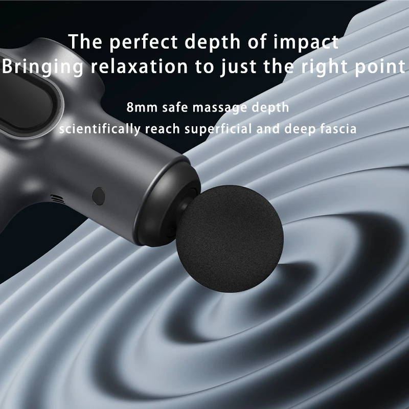 Mini Portable massage gun Electric Fascia Gun Massager For Body Neck Back Deep Tissue Muscle Relaxation Non-noise massage gun