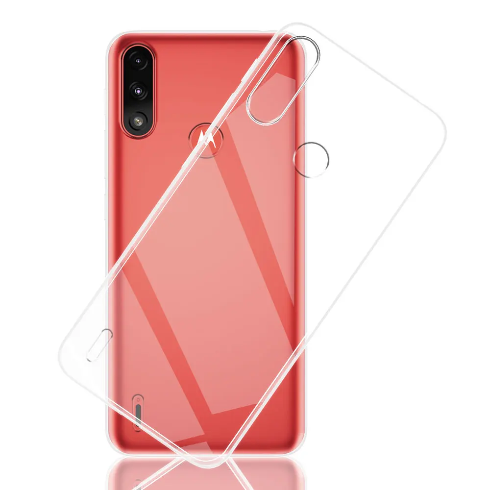 Clear Soft Silicone Phone Case for Motorola Moto E Series