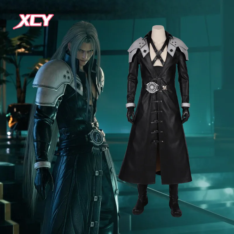 

Последняя фантазия VII ремейк Sephiroth Cos Одежда Игра с полным набором Сефирот косплей одежда для мужчин
