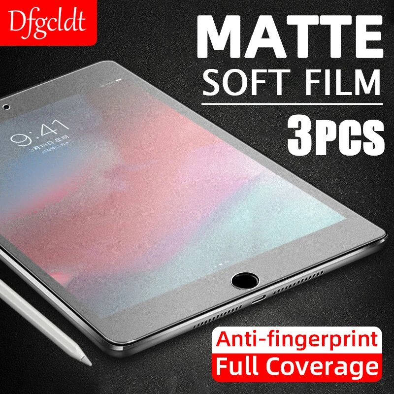 3pcs No Fingerprint Matte Screen Protector For Ipad 10.2 2021 Mini 6 5