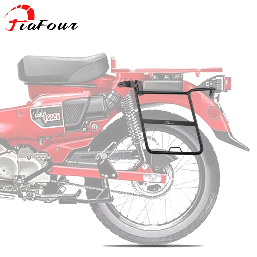 Motor Saddle Bag FIT For CT125 Hunter Cub 20-24 Trail 125 21-24 JA55 JA65 Left Side Trunk Bag Support Bracket Trunk Bag Holder fit for interceptor 650 continental 650 gt 650 motorcycle saddle bag trunk bag support bracket side trunk bag holder