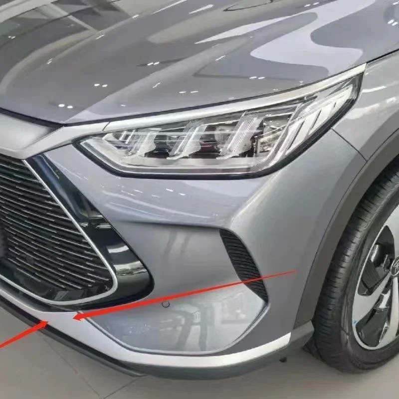 For BYD song plus DMI BYD Atto silver decorative strip under the front bumper, electroplated bright strip below 3A3HA-2803116/71