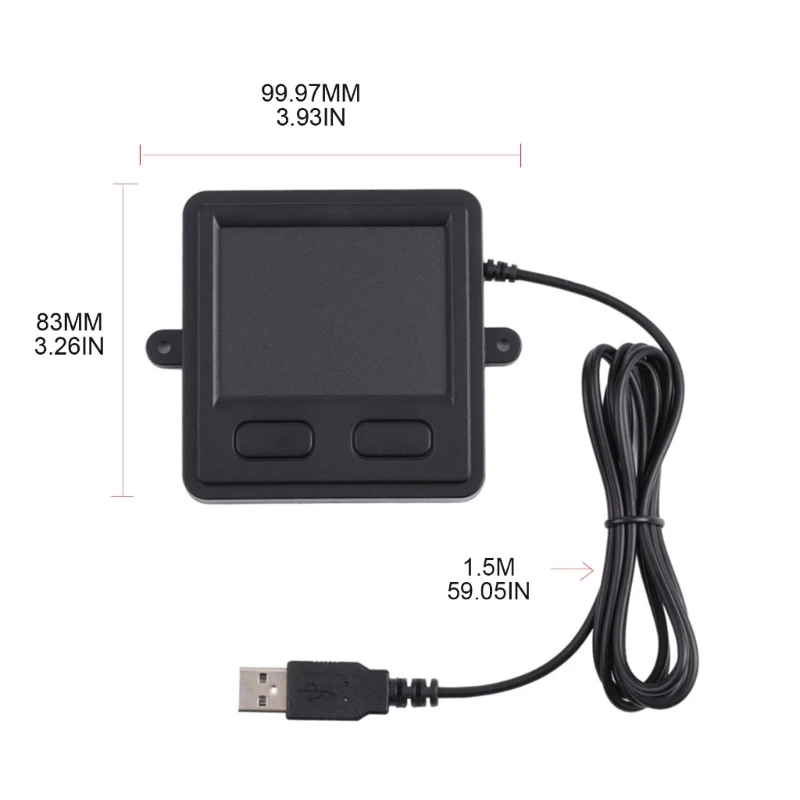 Usb Touchpad Mini Explorador Mouse para Computador Industrial Armário de Controle Numérico e Android Novo - Imagem 5