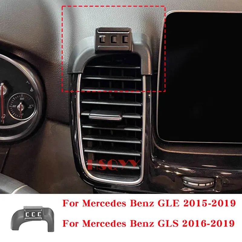 

Car Mobile Phone Holder For Mercedes Benz GLE GLS W166 X166 2016-2024 360 Degree Rotating GPS Special Mount Support Accessories