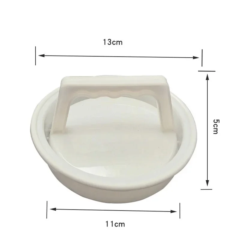 1 pezzo Pressa per hamburger in plastica, pressa per hamburger ripieni, stampo per carne per griglia, barbecue, feste, utensile da cucina per hamburger - immagine 5