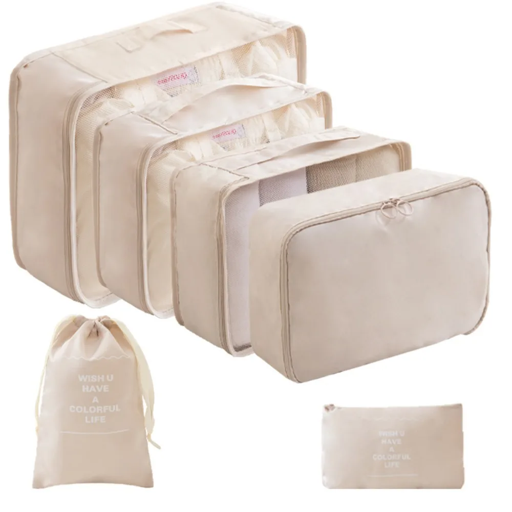 6-Piece Packing Cube Travel Storage SetTravel Storage Bag 6 Piece Set Travel Clothing Sorting Storage Bag Home Organization 2