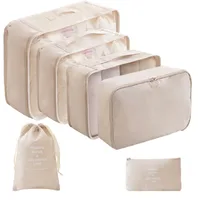 6-Piece Packing Cube Travel Storage SetTravel Storage Bag 6 Piece Set Travel Clothing Sorting Storage Bag Home Organization 2