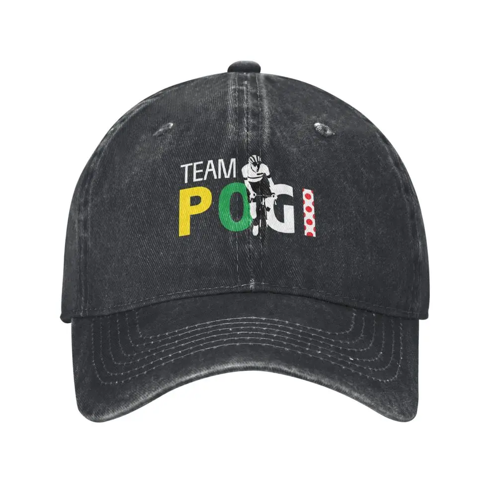 Team Pogi Tadej Pogacar Apparel Tour Baseball Cap Männer Frauen Sonnenschutz Trucker Hut Sommer Vintage Wandern Angeln Snapback Cap – Detail 3