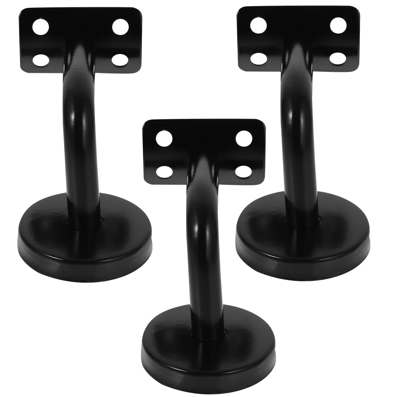 

3/5Pcs Handrail Bracket Professional Solid Stainless Steel Handrail Wall Mounted Brackets Supports Black Handrail Bracket