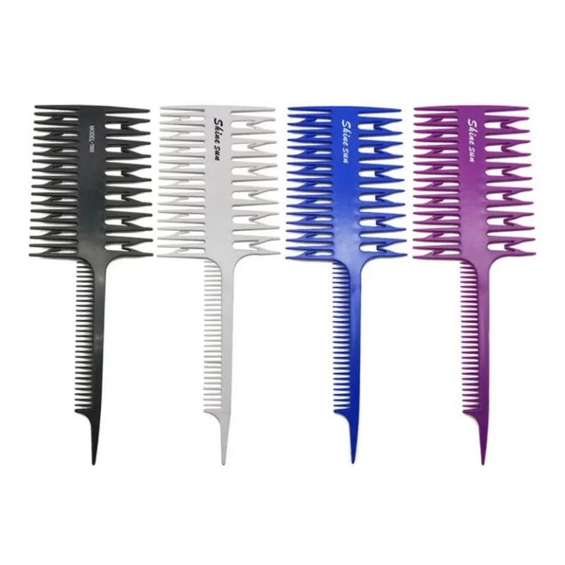 Professional Hair Dyeing Comb Weave Comb Tail Pro-hair Coloring Highlighting Weaving Cutting Hair Brushes for Hairdressing