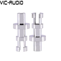 Slotted Turret lug Posts Terminal Brass Tinned Turrets For 1mm~3mm Strip Tag Board Audio hifi Amplifier DIY