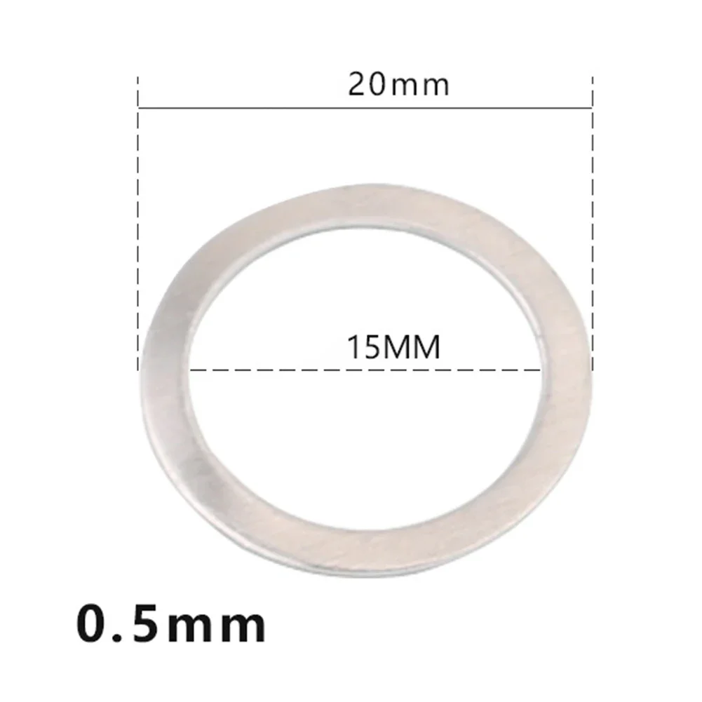 10Pcs Bicycle Pedal Spacer Crank Parts MTB Road Bike Aluminum