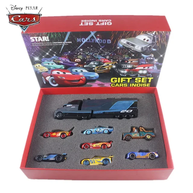 Disney pixar carros 3 jogo versão relâmpago mcqueen mack tio caminhão 1:55  diecast liga de metal modelo carro crianças brinquedo - AliExpress