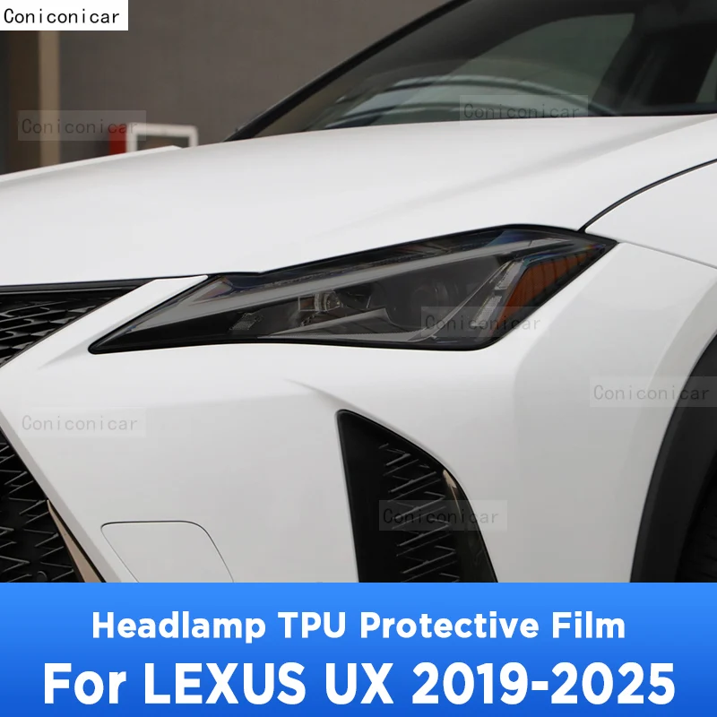 

Для LEXUS UX 2019-2025, передняя фара автомобиля, защита от царапин, ТИНТ лампы, аксессуары для ремонта, наклейка